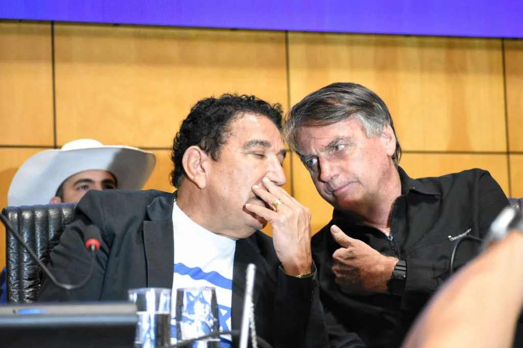 Jair Bolsonaro e Magno Malta na Assembleia ALES