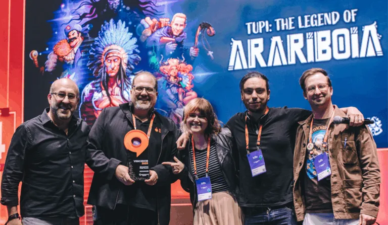 Tupi: A Lenda de Arariboia, da Mito Games, vence Pitch Arena na Gamescom Latam 2025 com narrativa indígena e apoio da LICC.