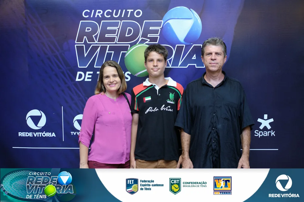 Premiação Circuito TV Vitória de Tênis