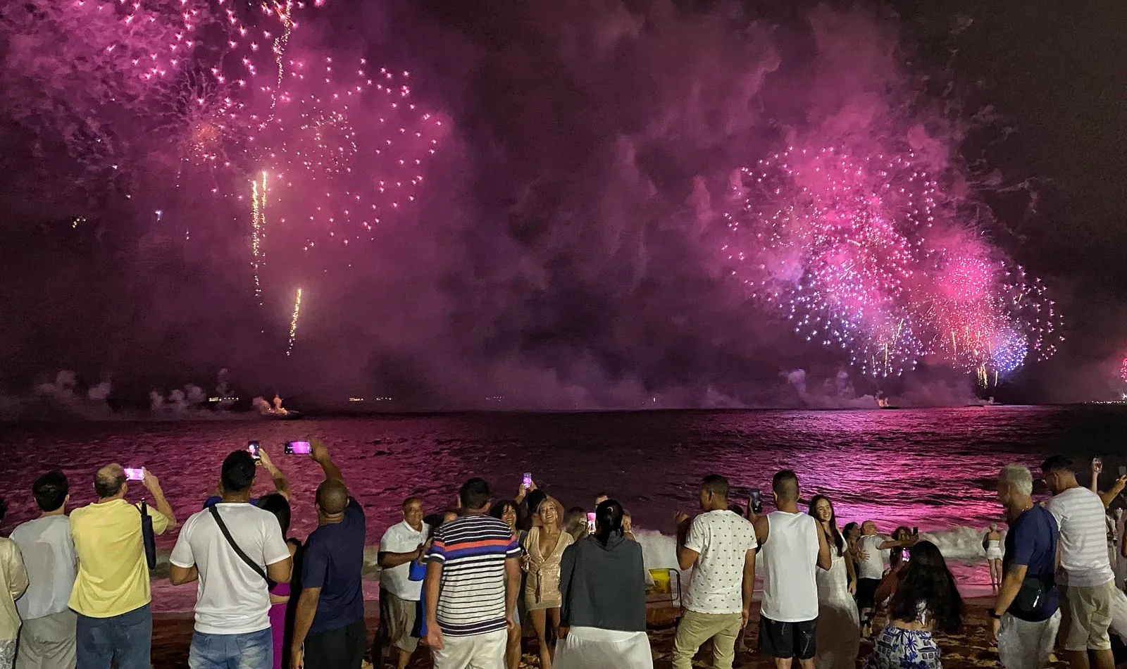 Queima de fogo em Vila Velha - Praia da Costa