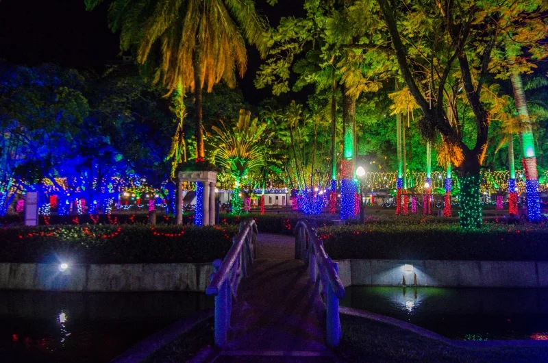 Parque Moscoso - luzes de natal