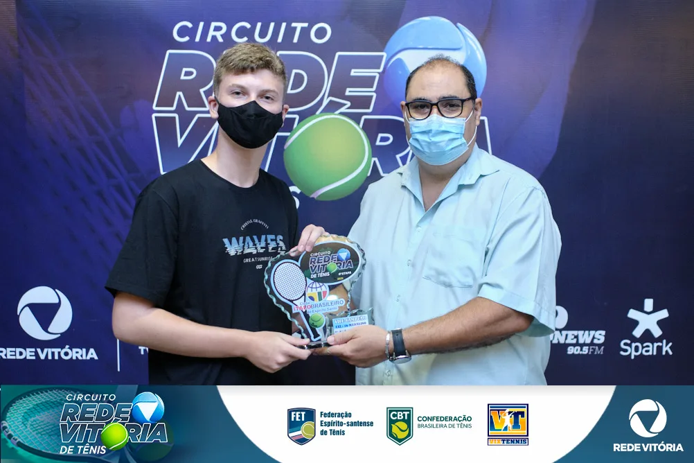 Premiação Circuito TV Vitória de Tênis