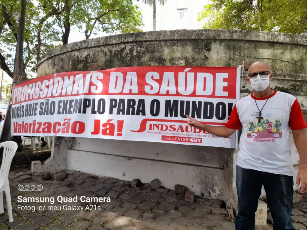 protesto saude