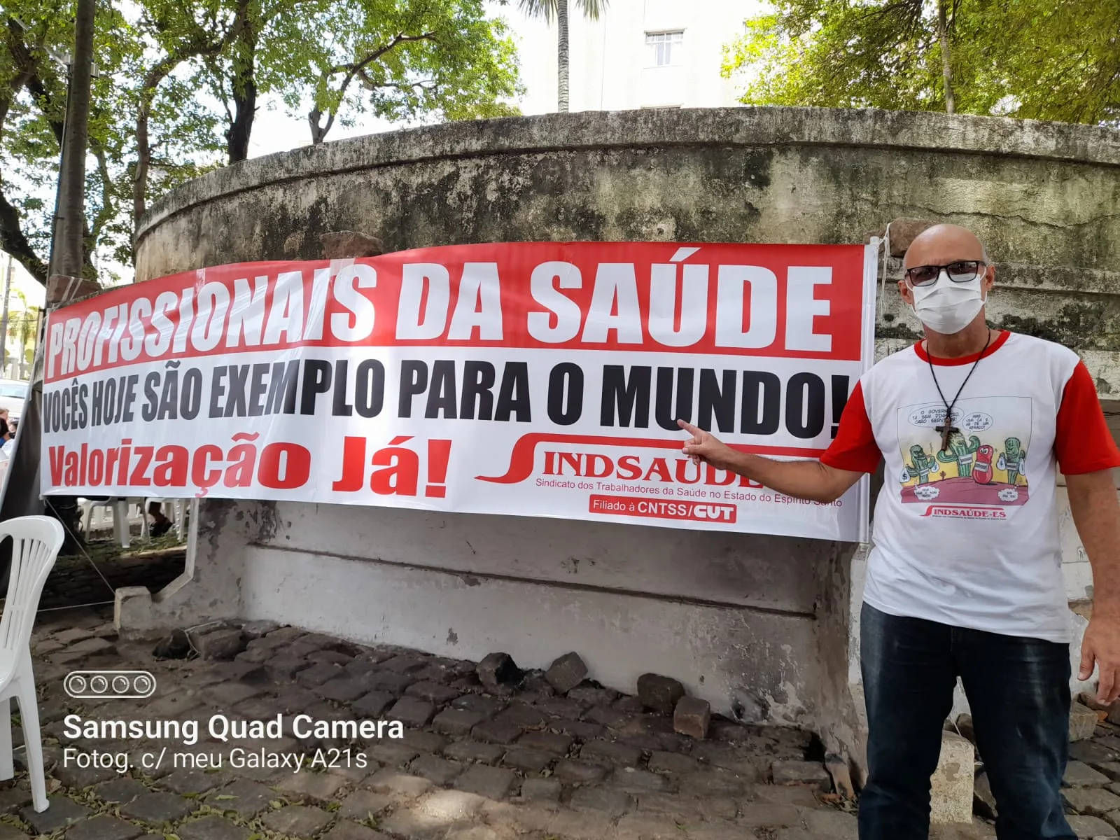 protesto saude