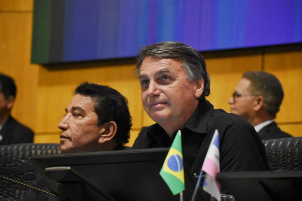 Jair Bolsonaro na Assembleia ALES