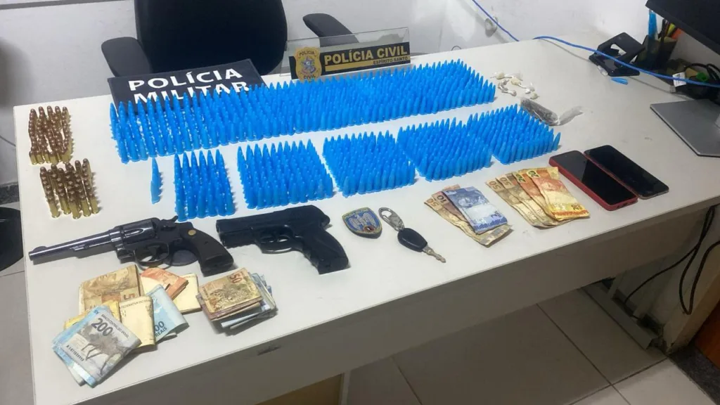 Traficante que trabalhava para facções e ameaçava moradores é preso em Santa Maria de Jetibá