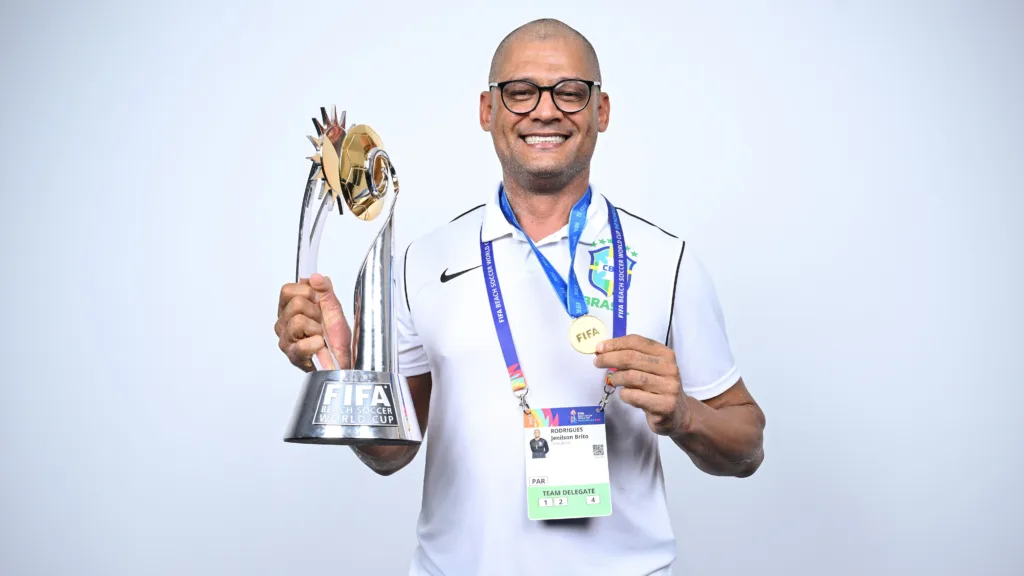 Ex-goleiro Mão, campeão da Copa do Mundo de BEach Soccer