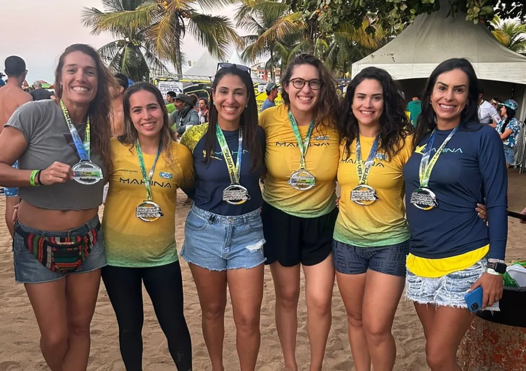 Brasileiro de Va'a, OC6, Vitória. Equipe Mahina, estreante