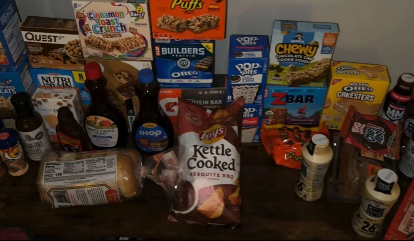 Alimentos que fazem parte da dieta do influenciador Gabriel Ganley