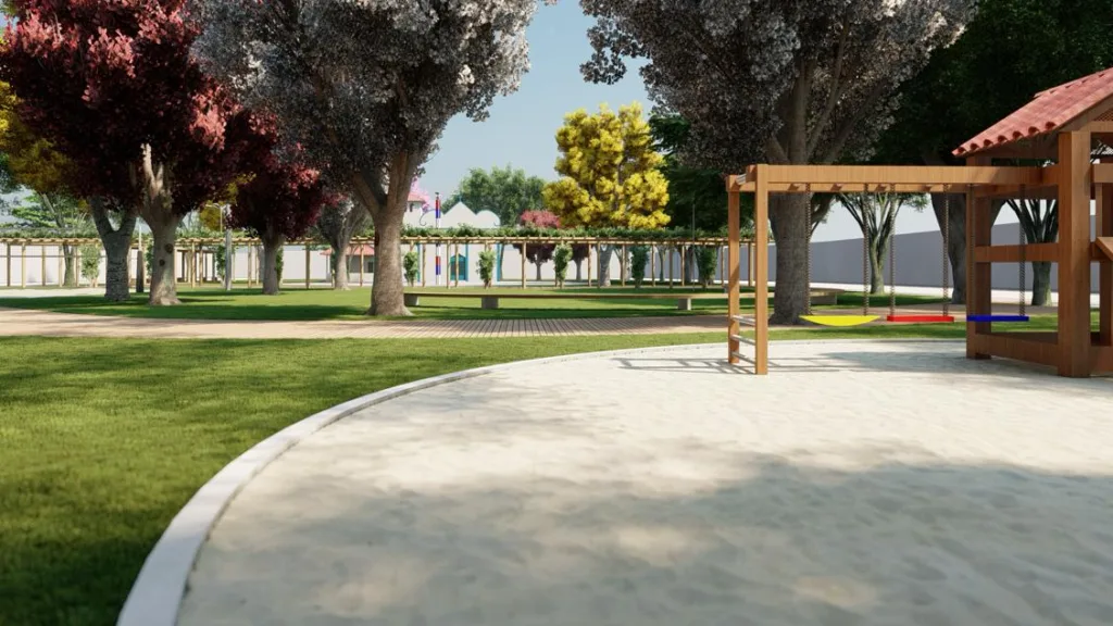 Projeto para a praça da Vila de Itaúnas, em Conceição da Barra