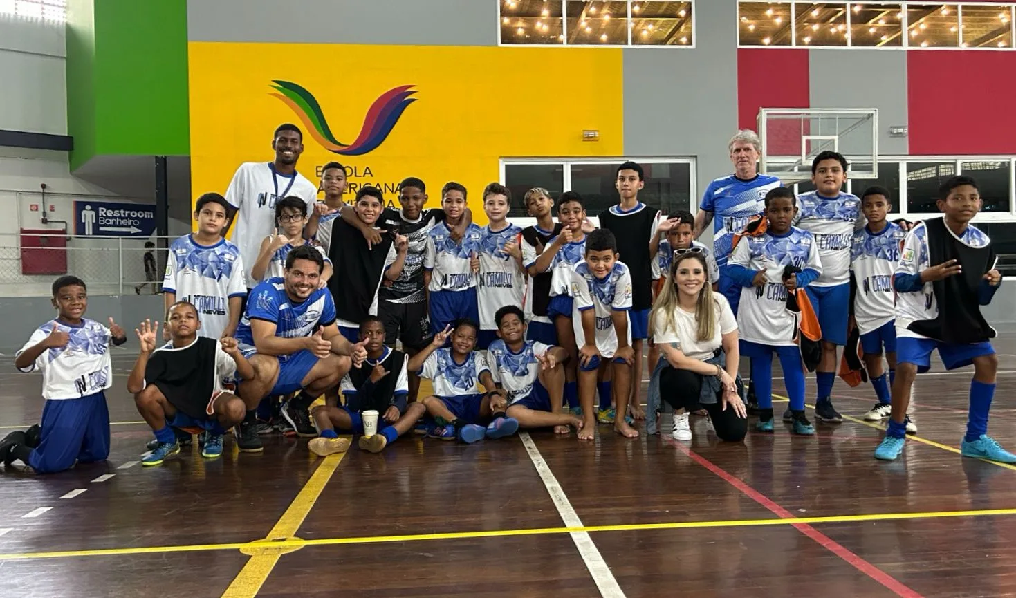 Instituto Camillo Neves promove o Amistoso do Bem no ginásio da Escola Americana de Vitória