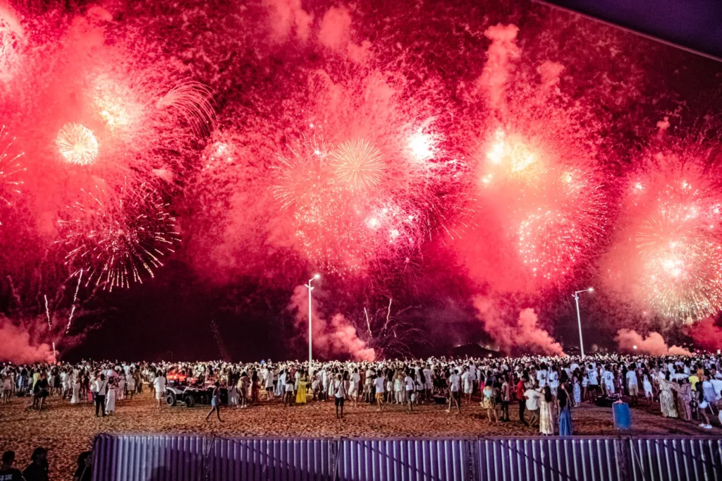 Reveillon 2025 - queima de fogos - Vitória