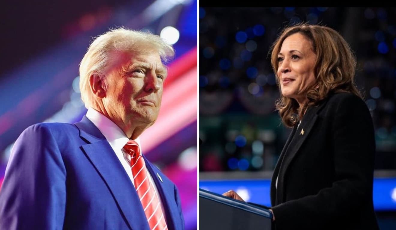 Donald Trump e Kamala Harris