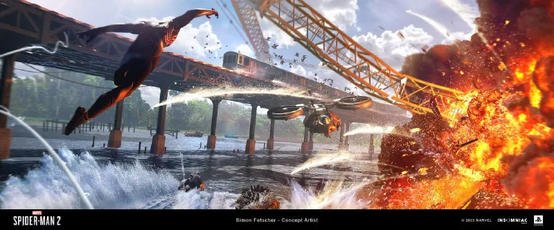 Spider-man 2 Artes Conteituais