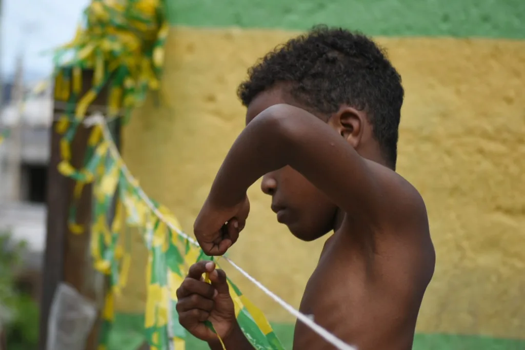 Pinturas da copa em São Benedito