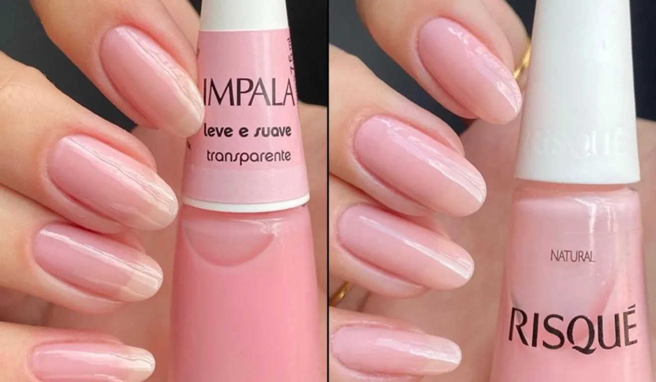 Esmalte Nude rosada (Foto: reprodução: redes sociais)