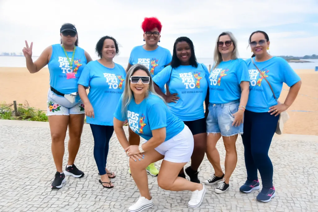 Caminhada pelos autistas