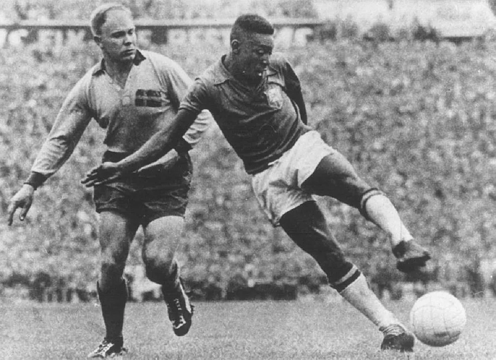 Pelé na Copa da Suécia em 1958