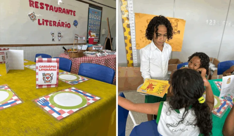 Escola de Cariacica faz atividade lúdica na aula de português