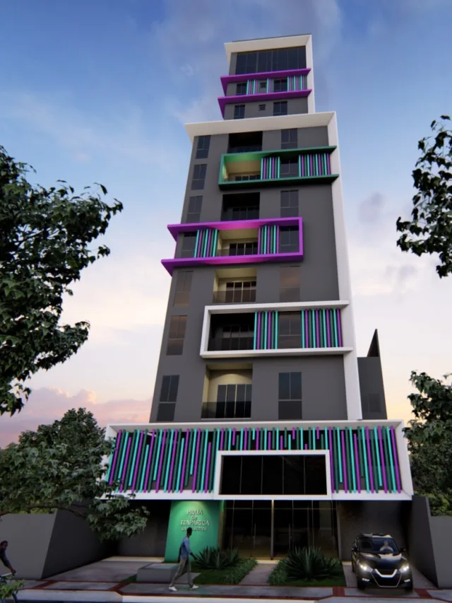 Fachada do Itaparica Living Suits, voltado para o modelo short stay, Imagem ilustrativa (divulgação).