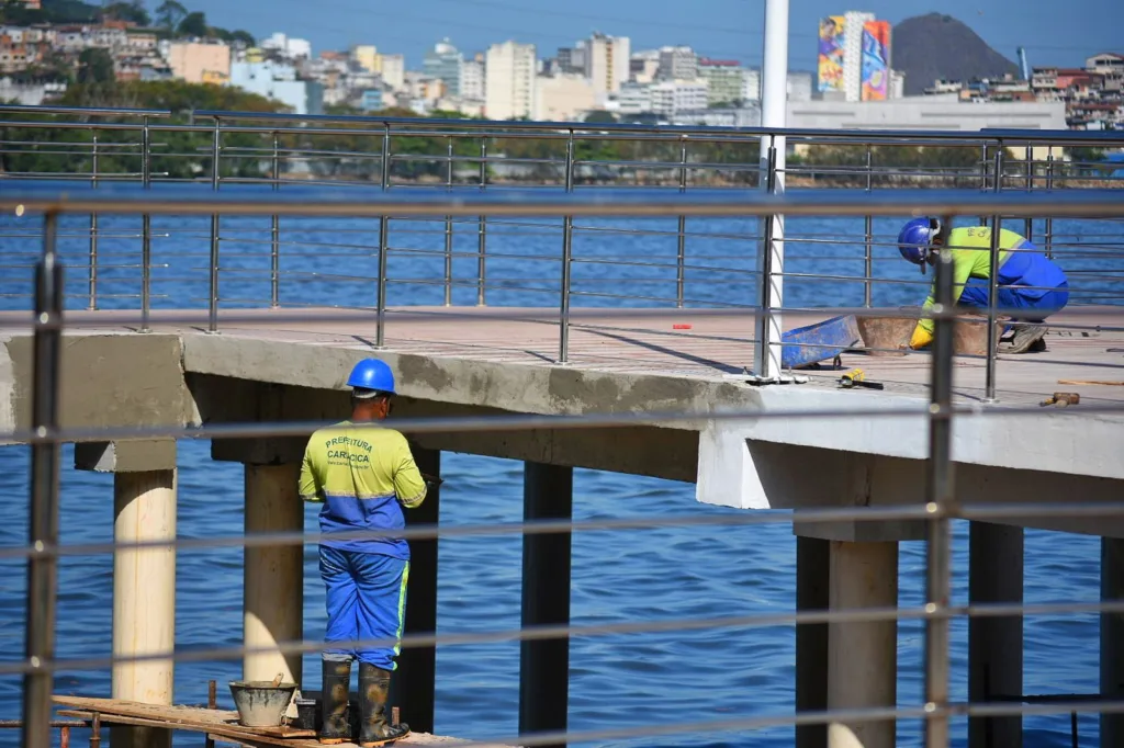 Obras da orla de Cariacica