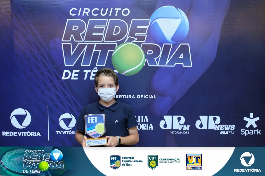 Premiação Circuito TV Vitória de Tênis