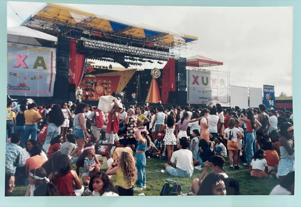 Isabella foi em show da Xuxa no Recife
