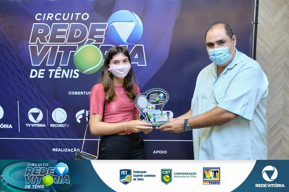 Premiação Circuito TV Vitória de Tênis