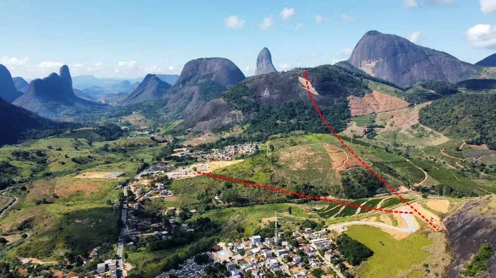 Maior tirolesa do Brasil