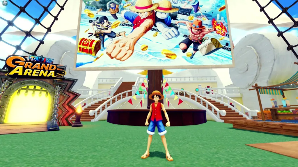 ONE PIECE GRAND ARENA está disponível a partir de hoje na Roblox.