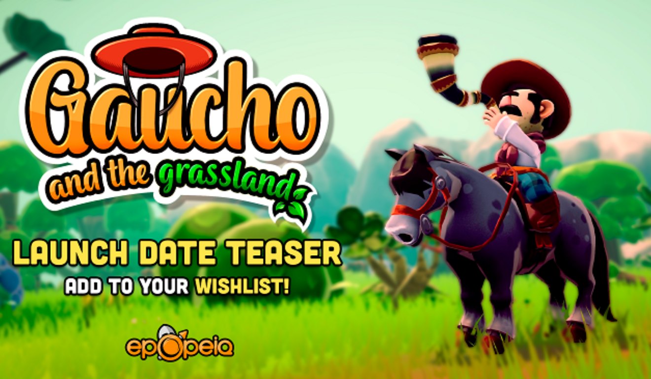 Conheça Gaucho and the Grassland: uma aventura única de simulação de fazendinha com desconto na versão 1.0 no Steam.