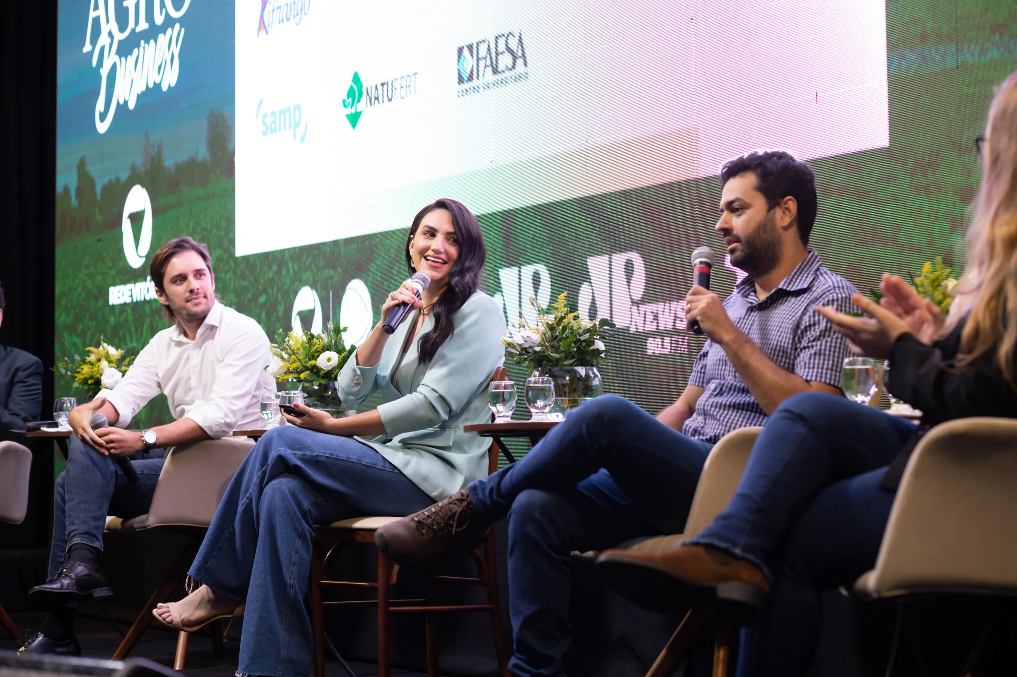 Igor Reuter, Stefany Sampaio, José Eduardo Scardua