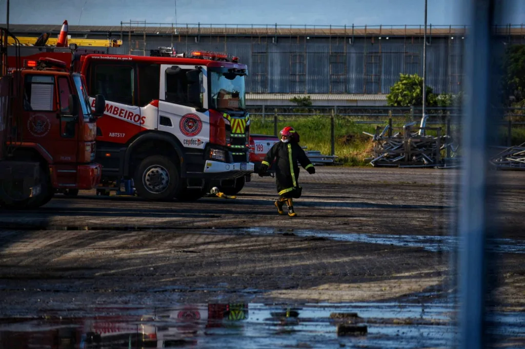 Incêndio na Cacau Show em Linhares