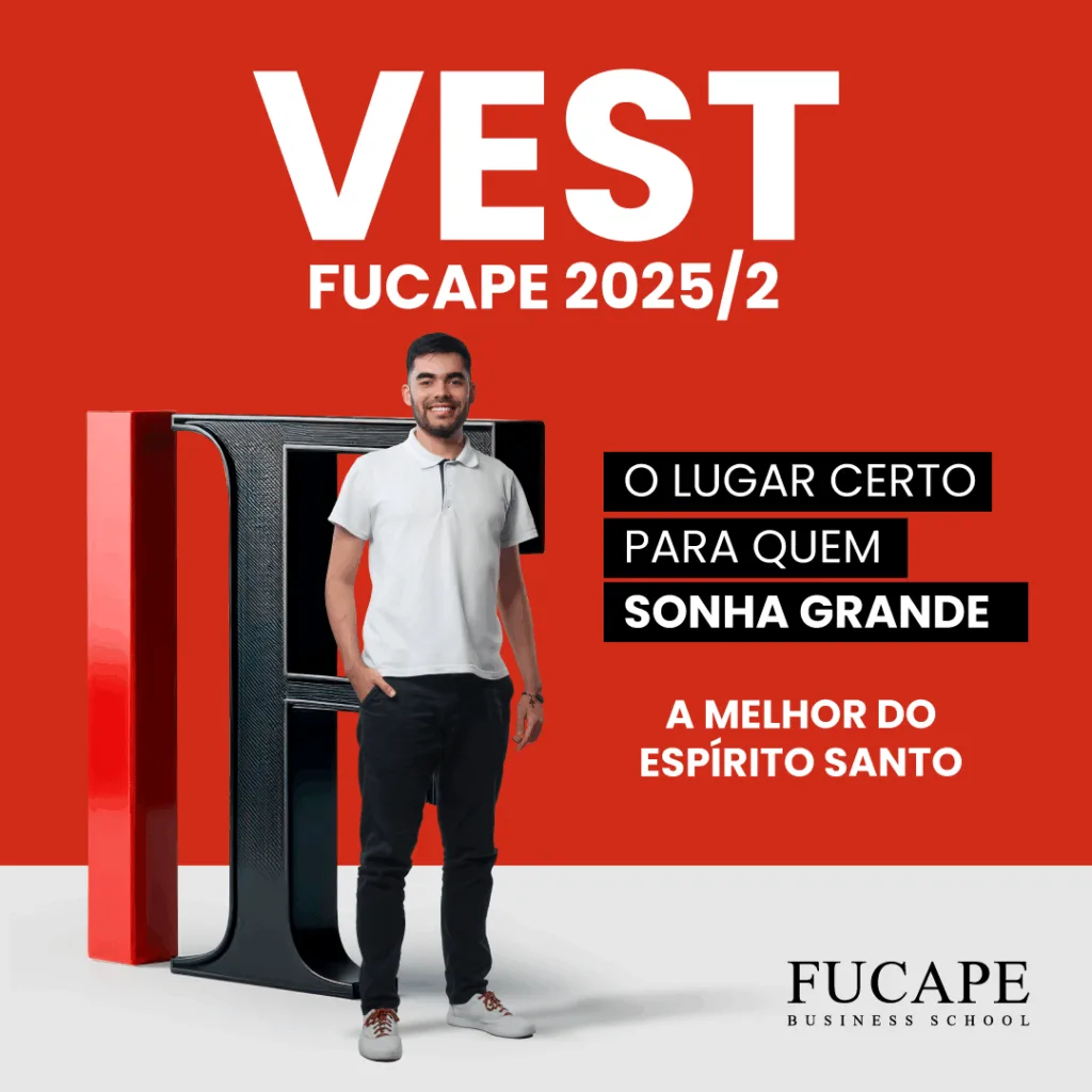 Reconhecida como a melhor faculdade do ES, Fucape Bussiness School abre inscrições para o Vest 2025/2