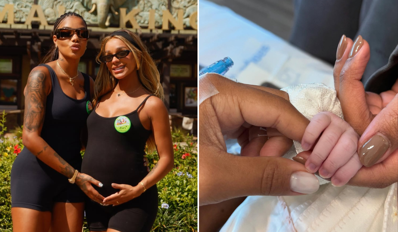Ludmilla e Brunna: nascimento da filha
