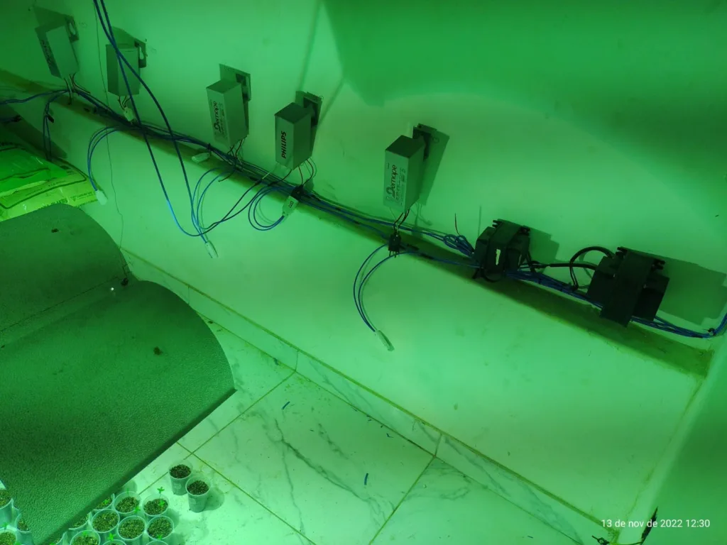 Mãe laboratório droga