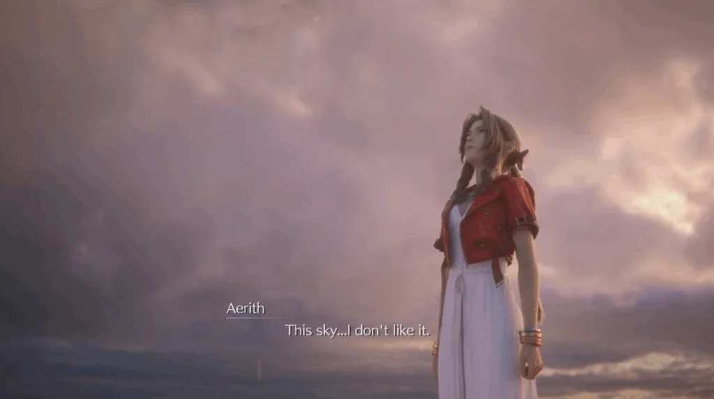 Frase Final Aerith Final Fantasy VII Remake