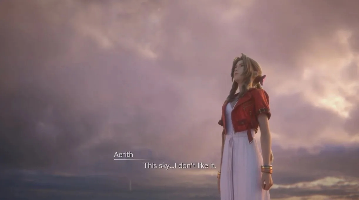 Frase Final Aerith Final Fantasy VII Remake