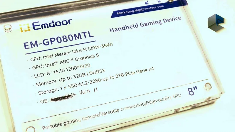 Emdoor portable console
