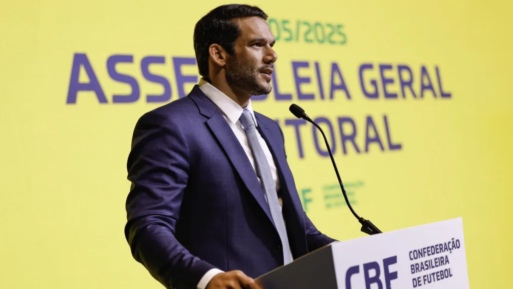 Assembleia Geral Eleitoral da CBF. Samir Xaud