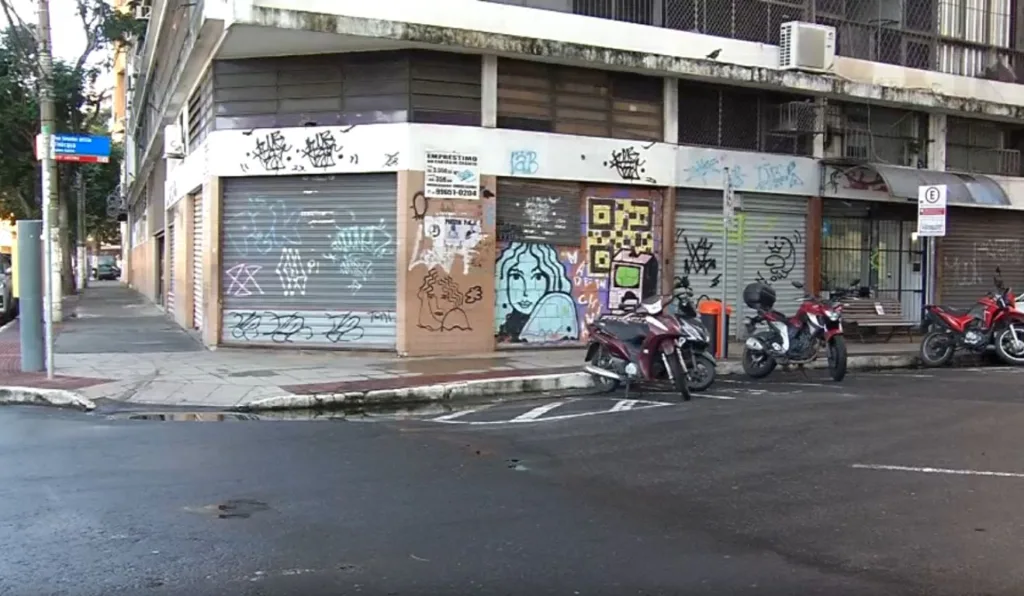 Bar no Centro de Vitória foi invadido pela segunda vez em duas semanas. Foto: Reprodução/ TV Vitória