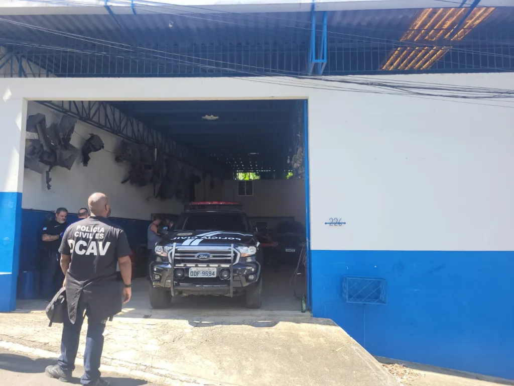 Peças de carro roubadas