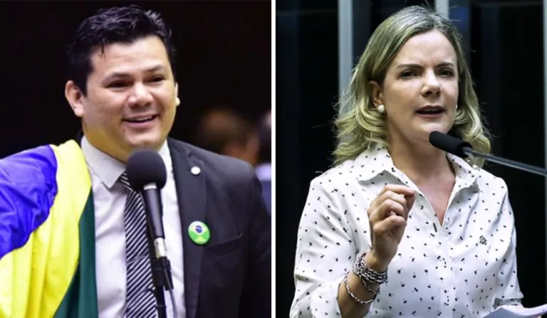 Gilvan da Federal e Gleisi Hoffmann