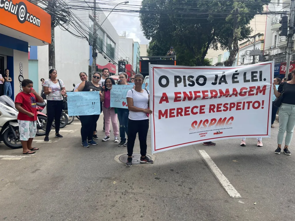 protesto enfermagem