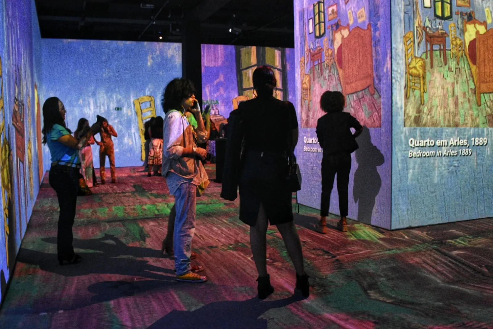 Exposição imersiva de Van Gogh