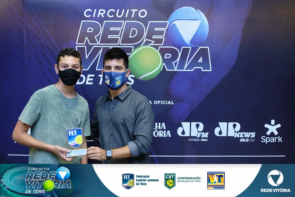 Premiação Circuito TV Vitória de Tênis