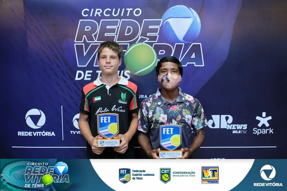 Premiação Circuito TV Vitória de Tênis