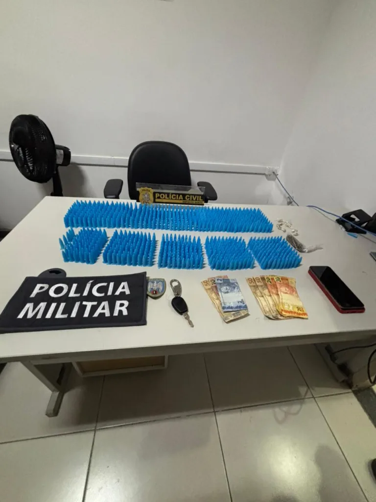 Traficante que trabalhava para facções e ameaçava moradores é preso em Santa Maria de Jetibá