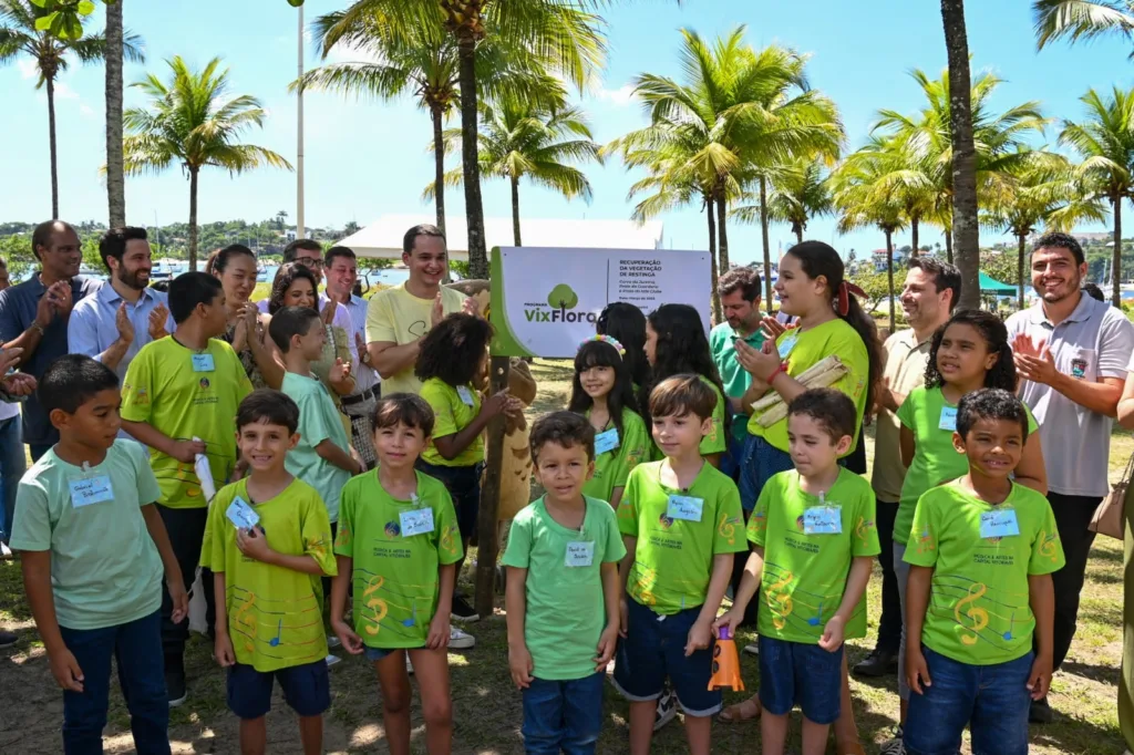 Evento de recuperação da restinga