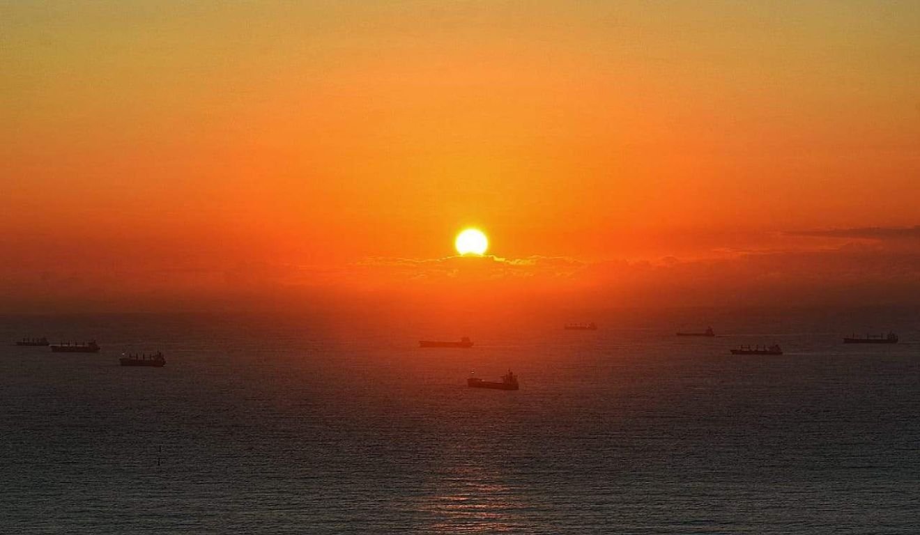 Pôr do sol no Morro do Moreno